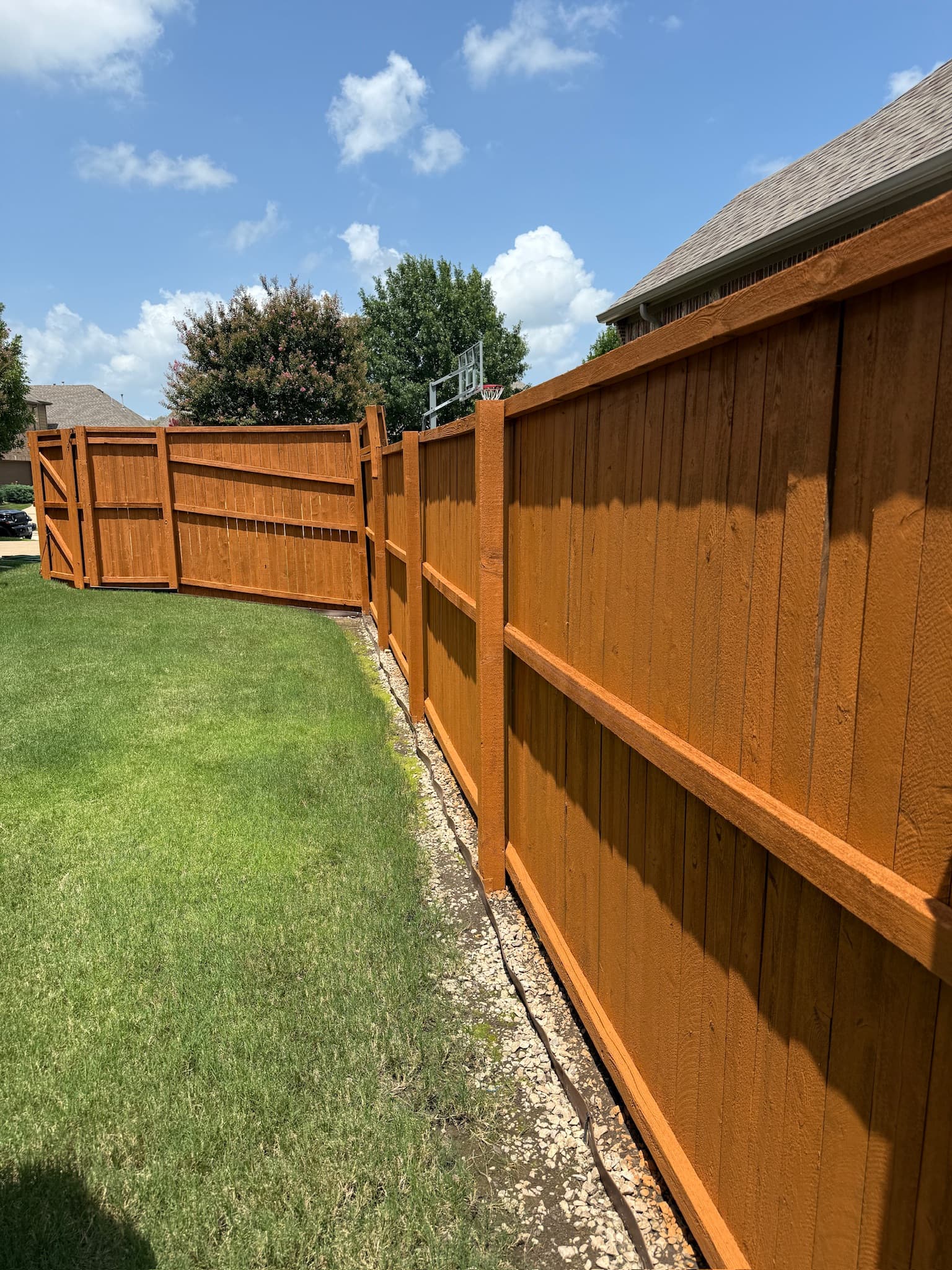 Fence Restoration & Staining - After