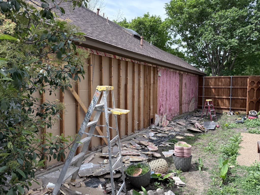 Complete Wall System Replacement - Before
