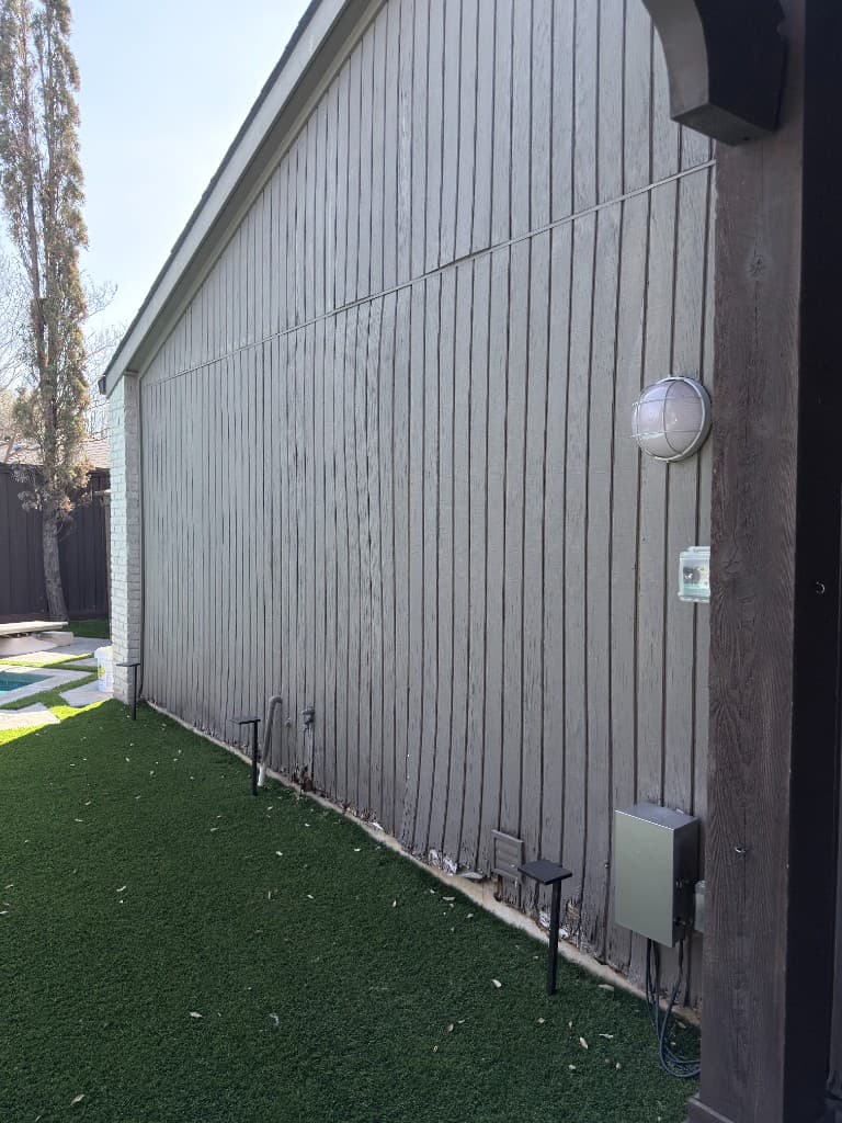 T1-11 Siding Restoration - Before