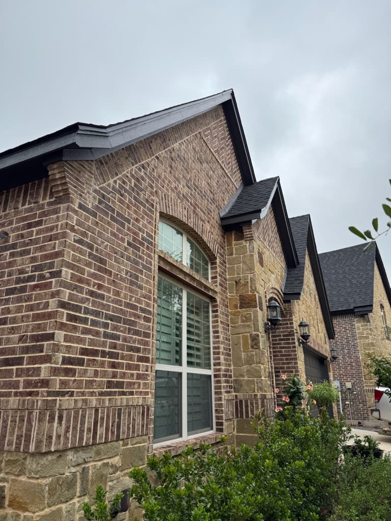 After soffit and fascia repair - professional work in Dallas