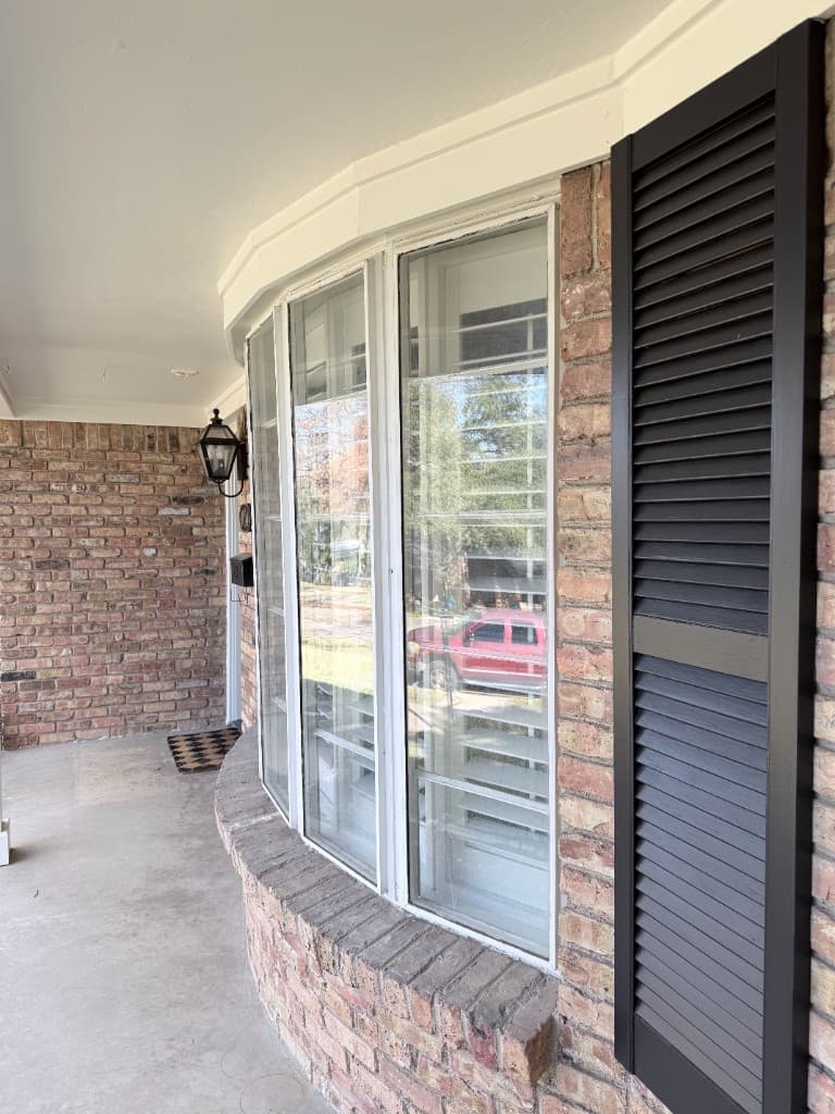 Before window replacement in Dallas